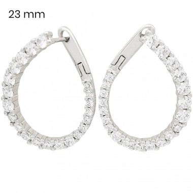 Stříbrné náušnice 40200501