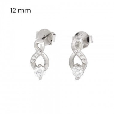Stříbrné náušnice 40061801