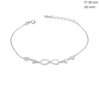 Stříbrný náramek 40237301