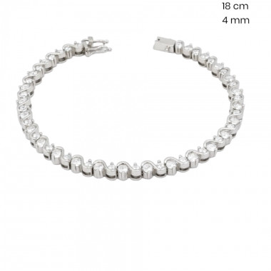 Stříbrný náramek 40073201