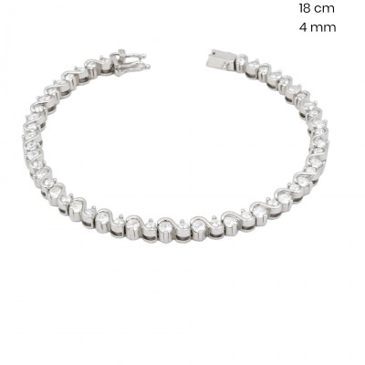 Stříbrný náramek 40073201