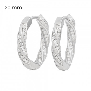 Stříbrné náušnice 40168501