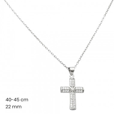 Stříbrný řetízek+přívěsek 40044201