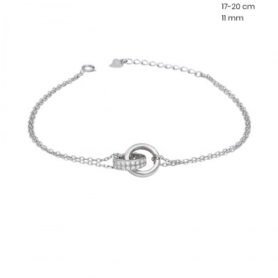 Stříbrný náramek 40165401
