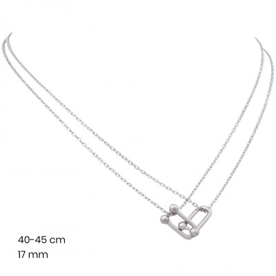 Stříbrný řetízek+přívěsek 40167601