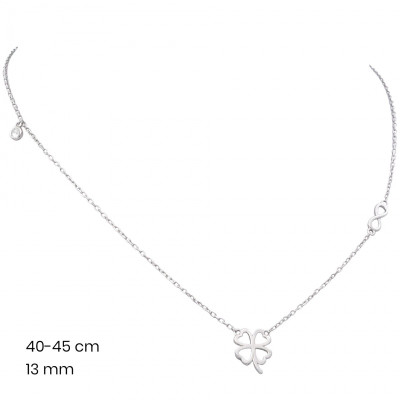Stříbrný řetízek+přívěsek 40103301