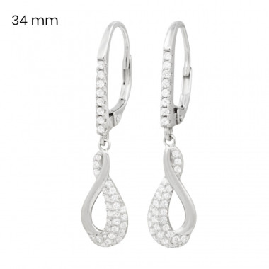 Stříbrné náušnice 40215501