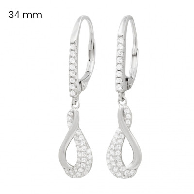 Stříbrné náušnice 40215501