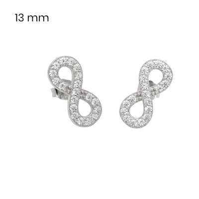 Stříbrné náušnice 40098801