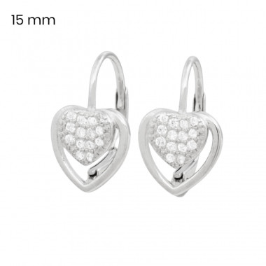 Stříbrné náušnice 40212301