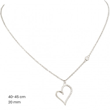 Stříbrný řetízek+přívěsek 40228401