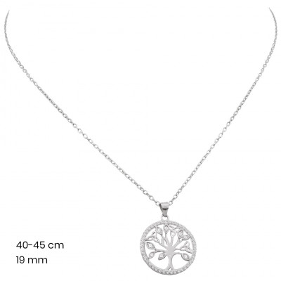 Stříbrný řetízek+přívěsek 40144501