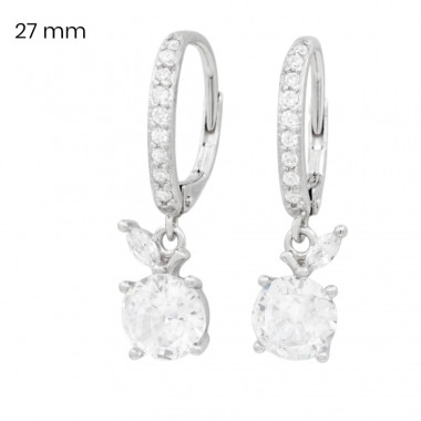 Stříbrné náušnice 40218501