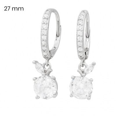 Stříbrné náušnice 40218501