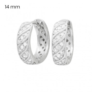 Stříbrné náušnice 40201001