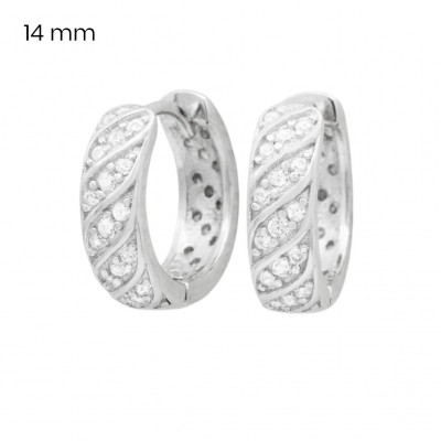 Stříbrné náušnice 40201001