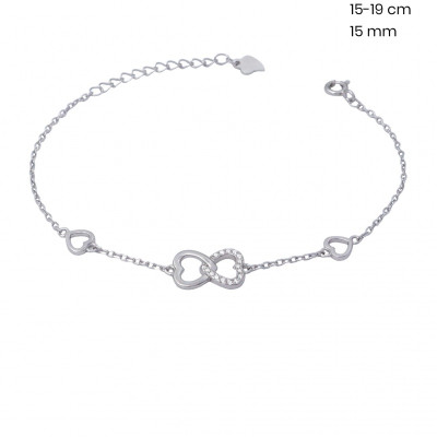 Stříbrný náramek 40121701