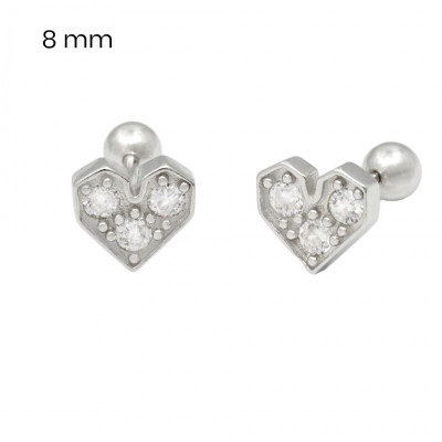 Stříbrné náušnice 40091801