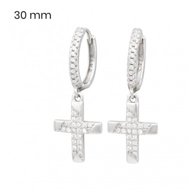 Stříbrné náušnice 40180801