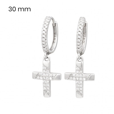 Stříbrné náušnice 40180801