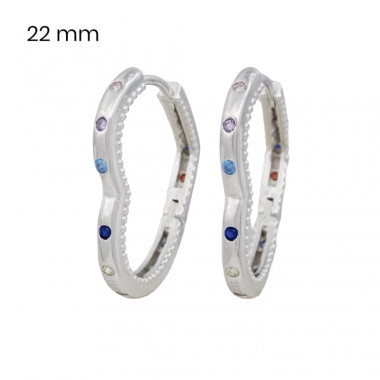 Stříbrné náušnice 40126701