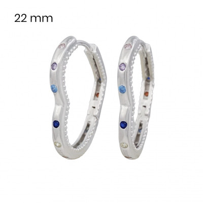 Stříbrné náušnice 40126701