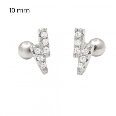 Stříbrné náušnice 40086601