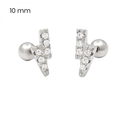 Stříbrné náušnice 40086601