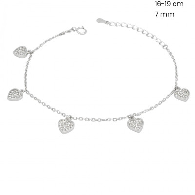 Stříbrný náramek 40106301