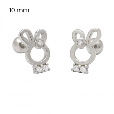 Stříbrné náušnice 40087301