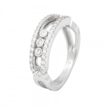 Stříbrný prsten 400970