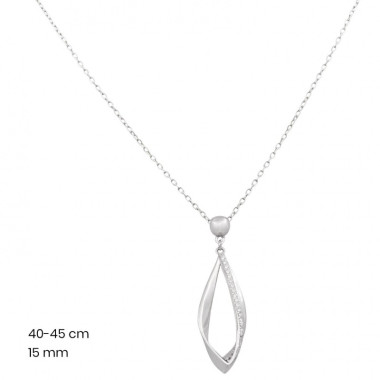 Stříbrný řetízek+přívěsek 40199301