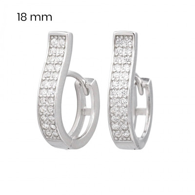 Stříbrné náušnice 40064901