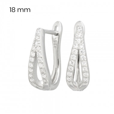 Stříbrné náušnice 40078201