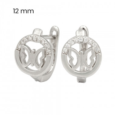 Stříbrné náušnice 40024401