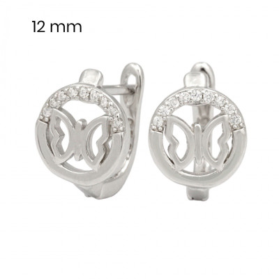 Stříbrné náušnice 40024401