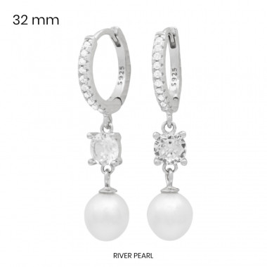 Stříbrné náušnice 40200601