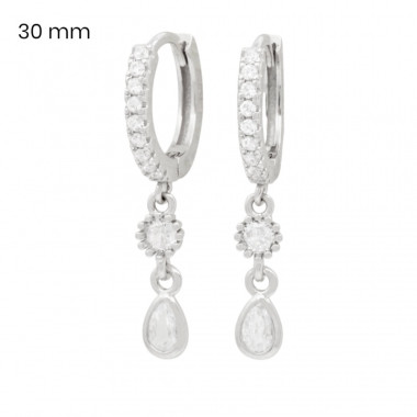 Stříbrné náušnice 40209901