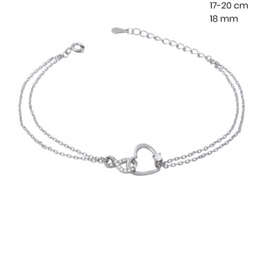 Stříbrný náramek 40203301