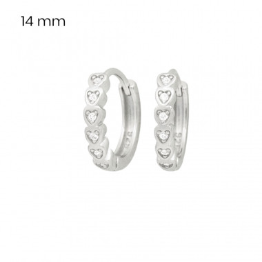 Stříbrné náušnice 40184001