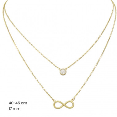 Stříbrný řetízek+přívěsek 40228302