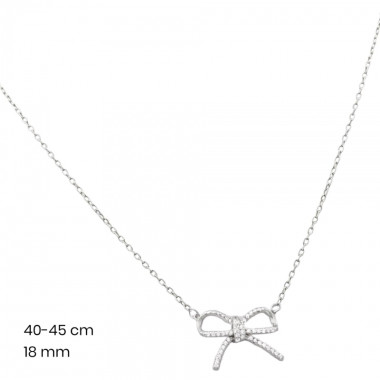 Stříbrný řetízek+přívěsek 40102301