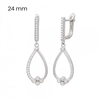 Stříbrné náušnice 40065801