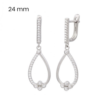 Stříbrné náušnice 40065801