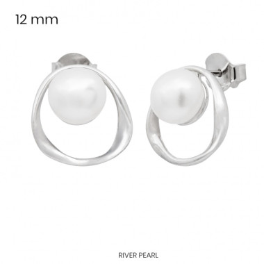 Stříbrné náušnice 40201201