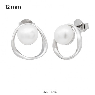 Stříbrné náušnice 40201201