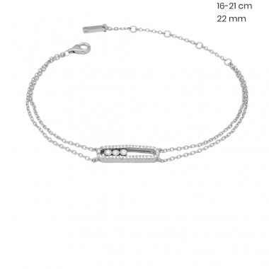 Stříbrný náramek 40122001