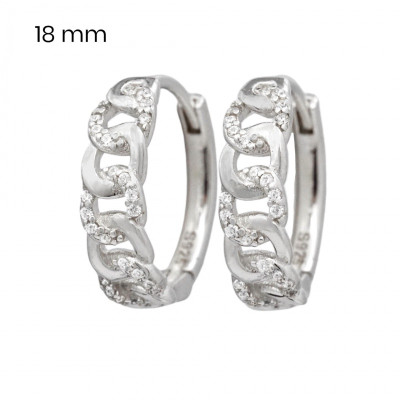 Stříbrné náušnice 40065401