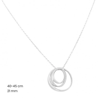 Stříbrný řetízek+přívěsek 40199501