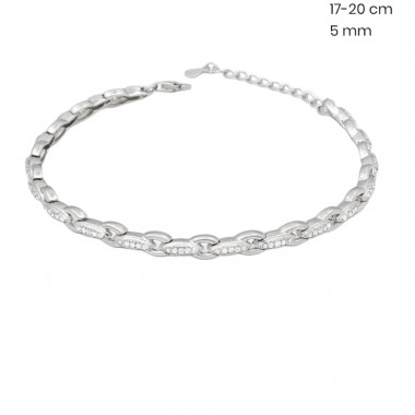 Stříbrný náramek 40072801